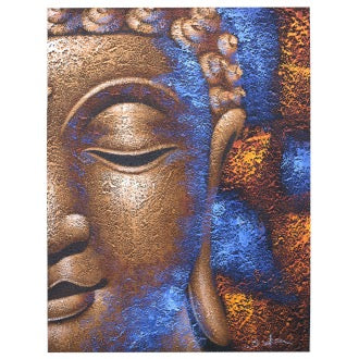 Pictura Buddha - Fata de Cupru 60 x 80 cm