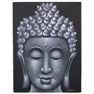 Pictura Buddha - Gri 60 x 80 cm