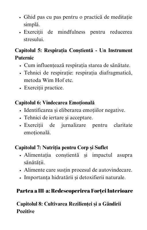 Puterea Autovindecării - Redescoperă Forța Interioară - Ghid Practic Pentru Echilibru Mental, Emotional și Fizic