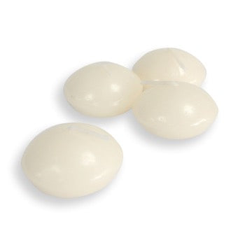 Set 10 Lumanari Plutitoare - Albe