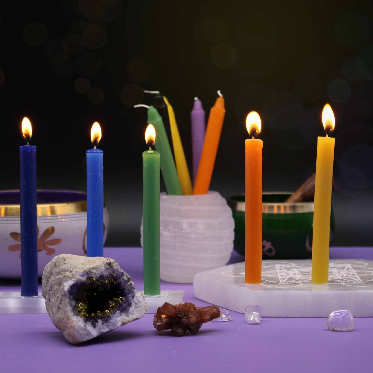 Set 10 Lumanari Spirituale - Binecuvantari