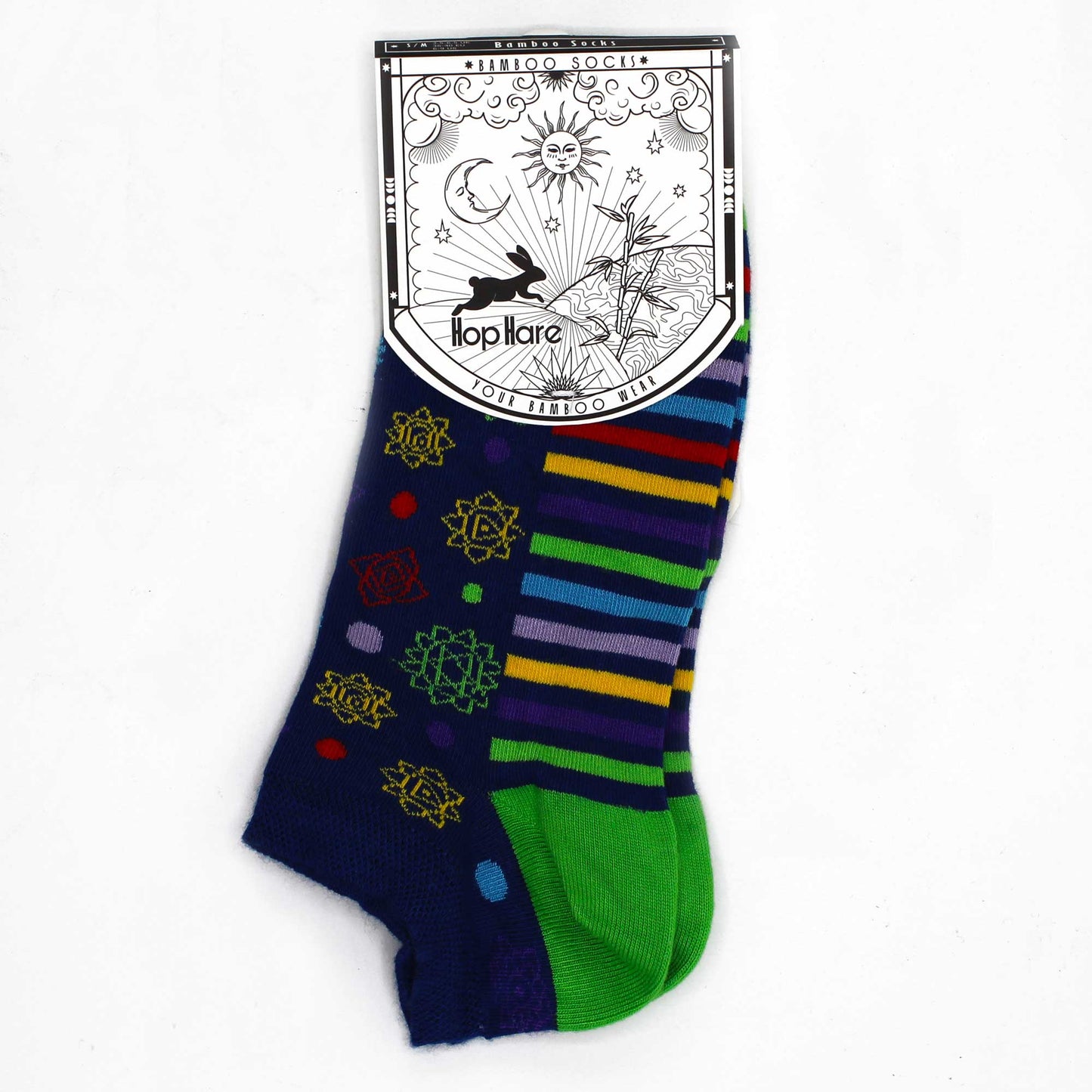 Sosete de Bambus Hop Hare (36-40) - 7 Chakre