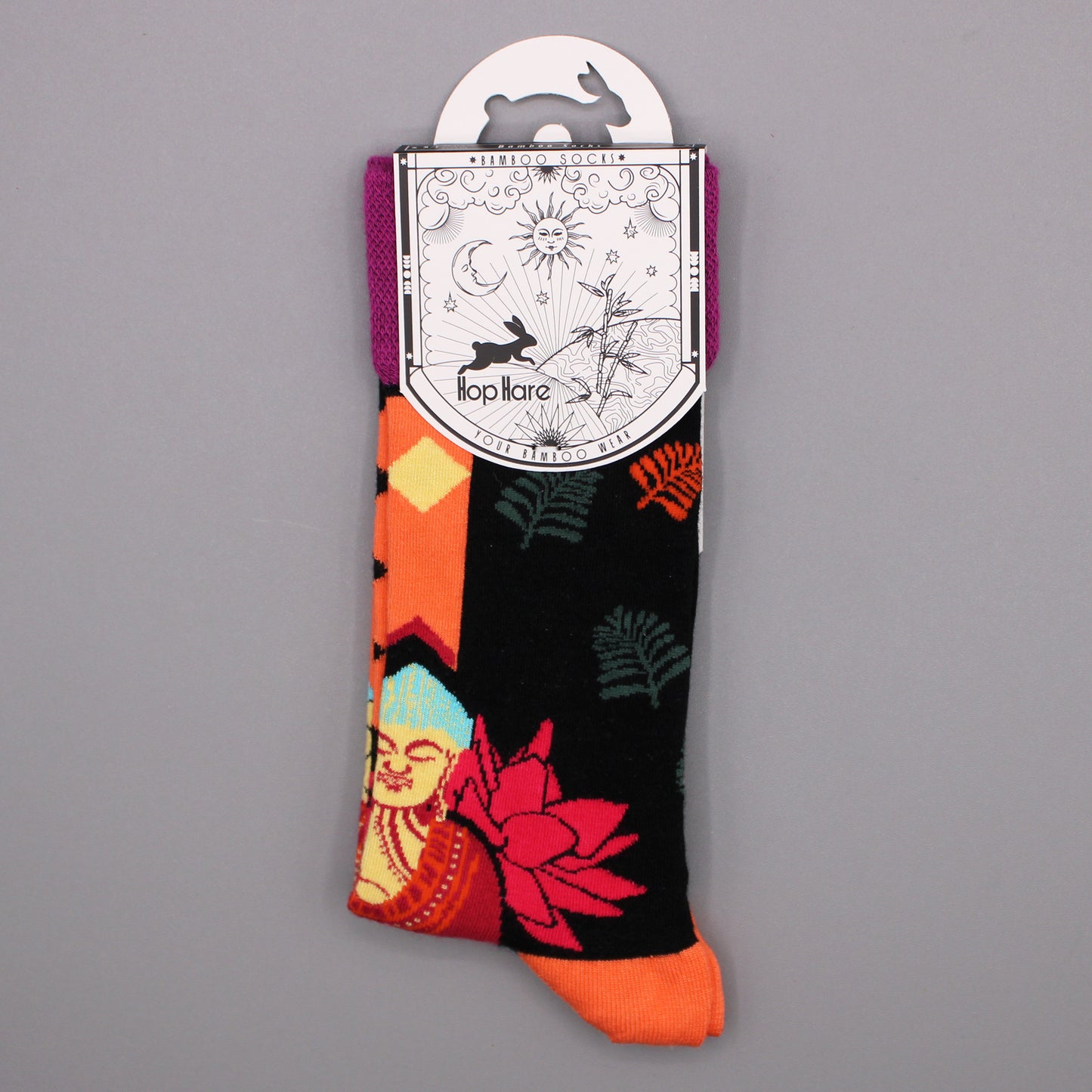 Sosete de Bambus Hop Hare (36-40) - Buddha Roz & Lotus
