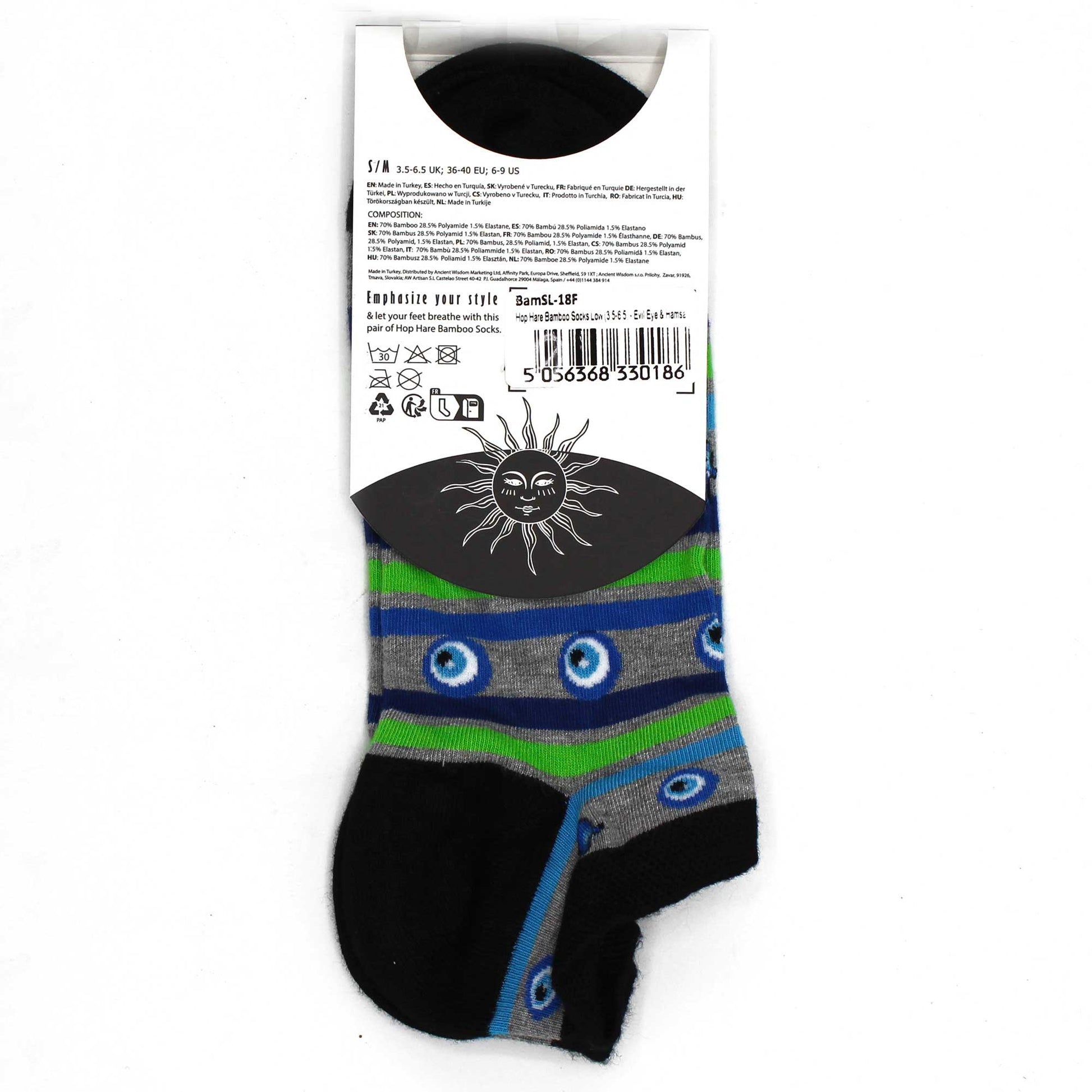 Sosete de Bambus Hop Hare (36-40) - Ochi & Hamsa