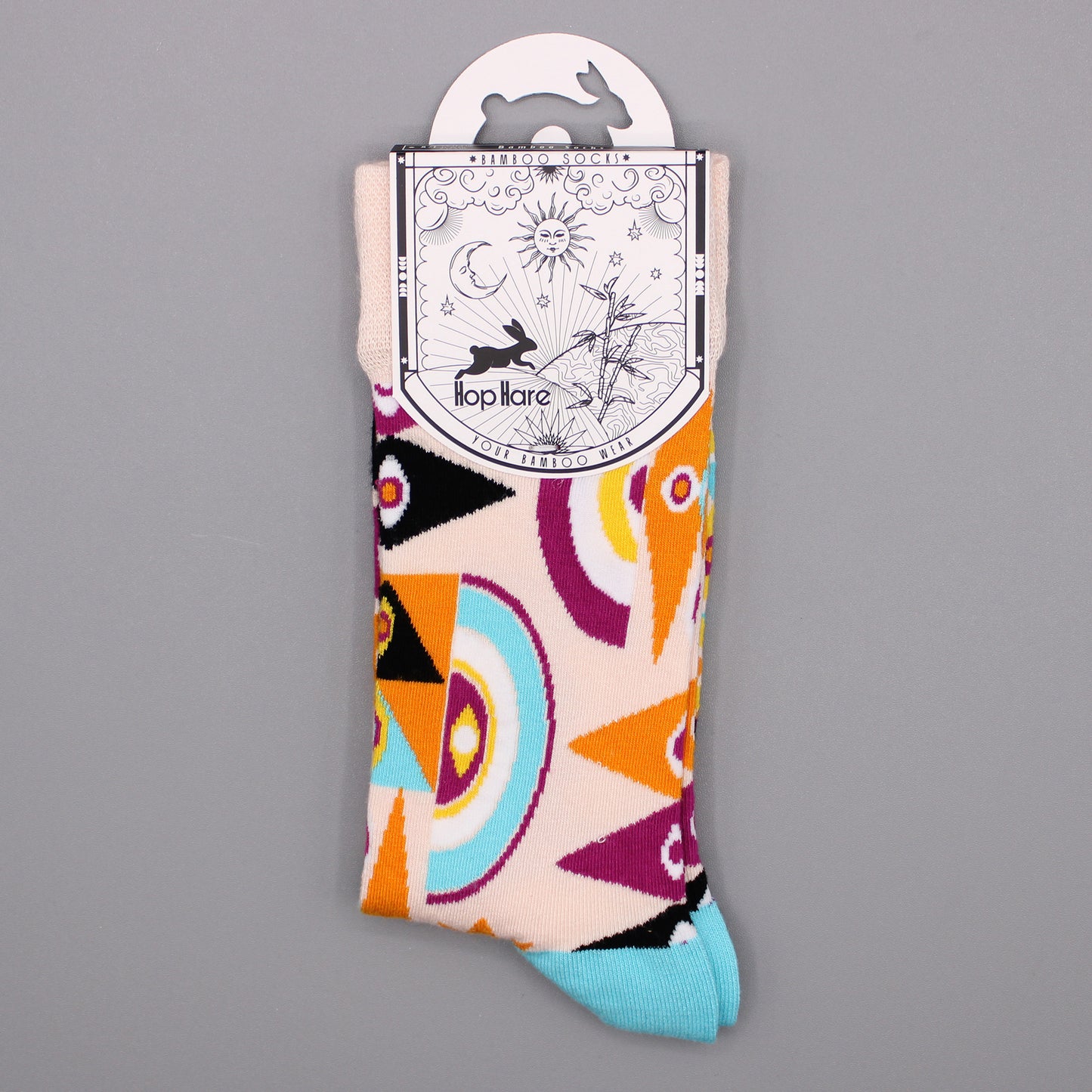 Sosete de Bambus Hop Hare (36-40) - Ochi Psihedelic
