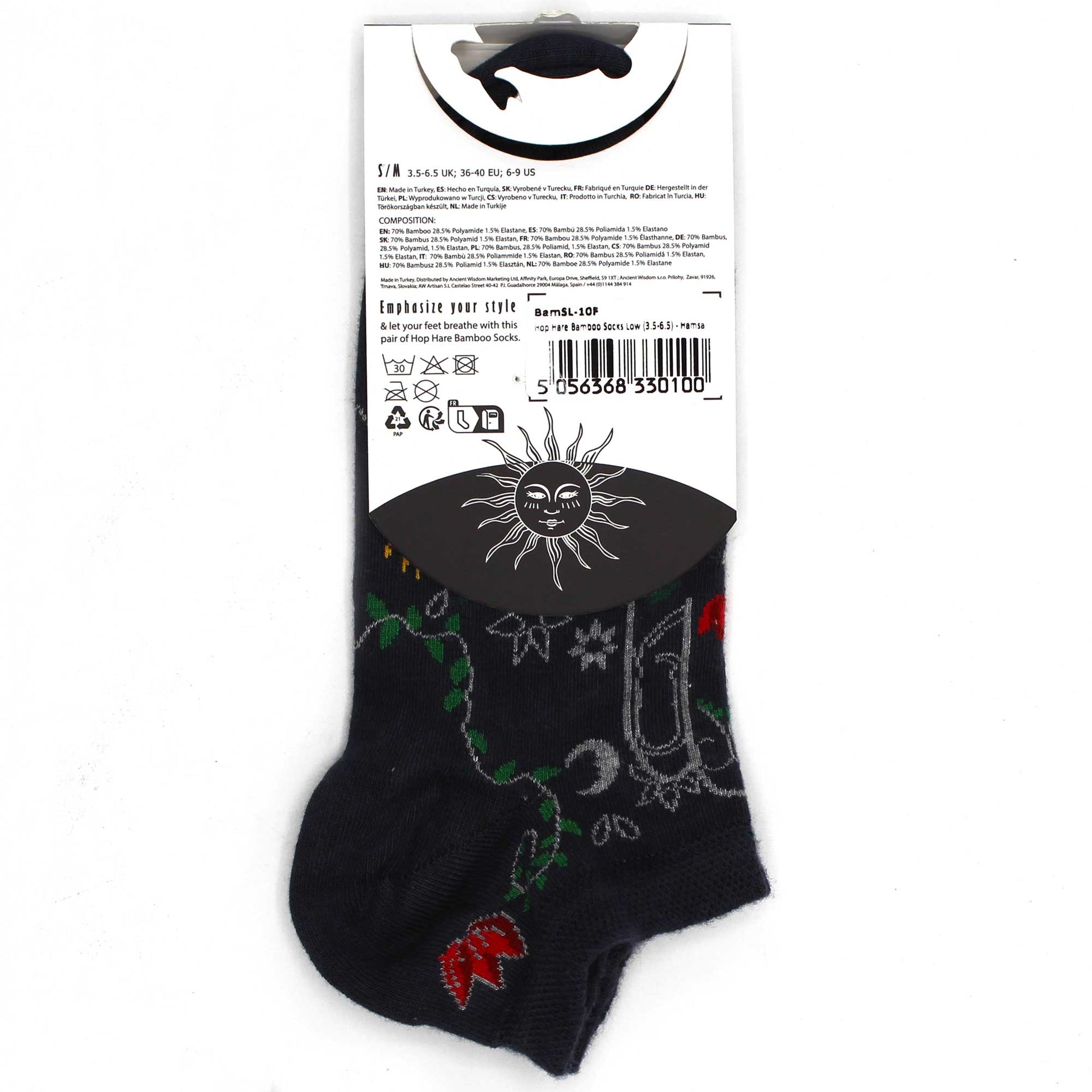 Sosete de Bambus Hop Hare (41-46) - Ochi Hamsa