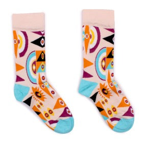 Sosete de Bambus Hop Hare (41-46) - Ochi Psihedelic