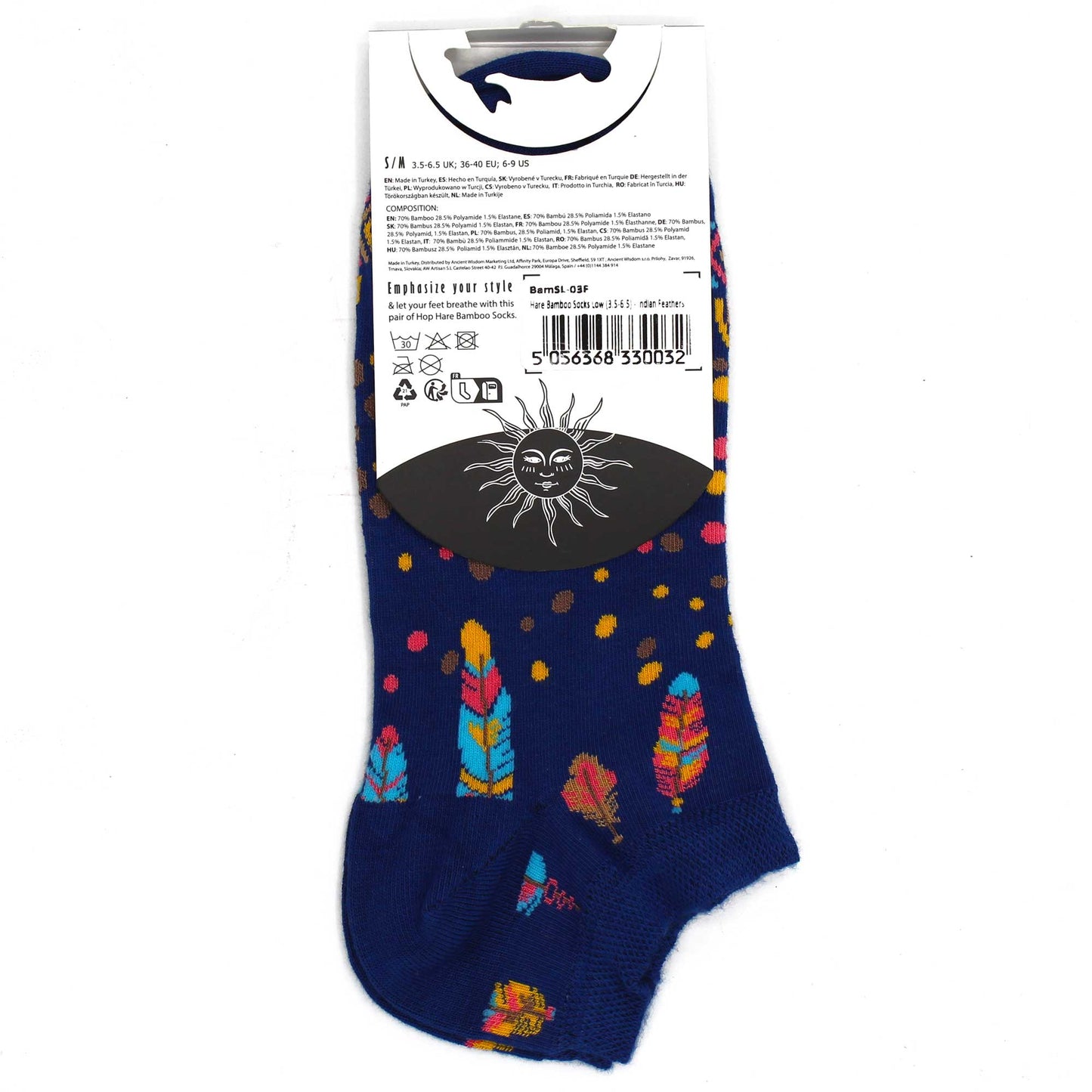 Sosete de Bambus Hop Hare (41-46) - Pene Indiene