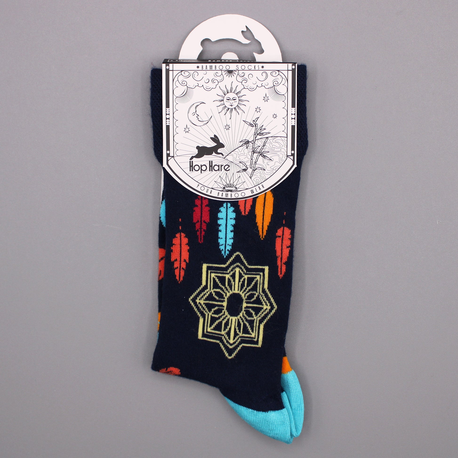 Sosete de Bambus Hop Hare (41-46) - Prinzator de Vise Colorate