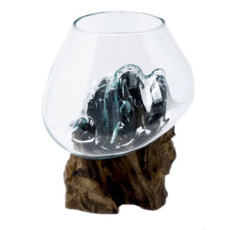 Sticla Topita pe Lemn - Bol Mare