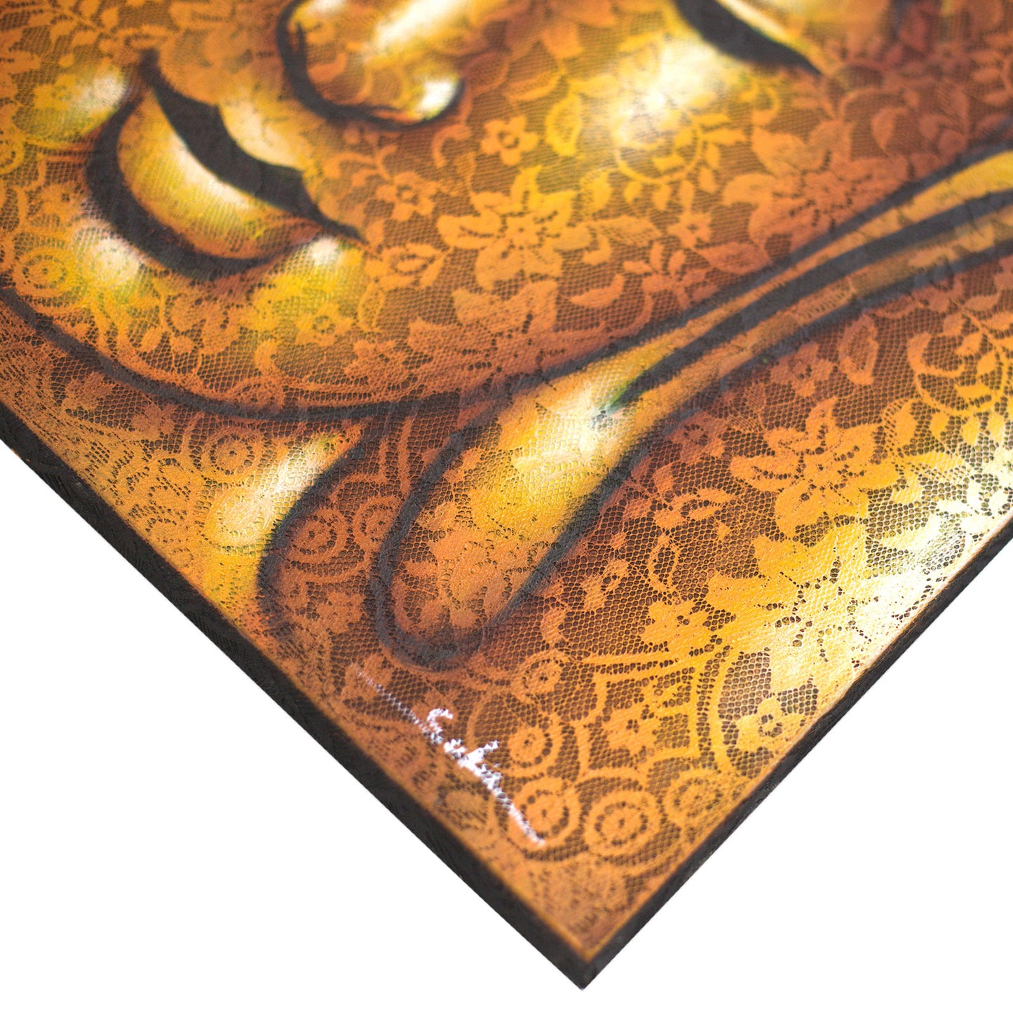 Tablou Buddha - Auriu 60 x 80 cm