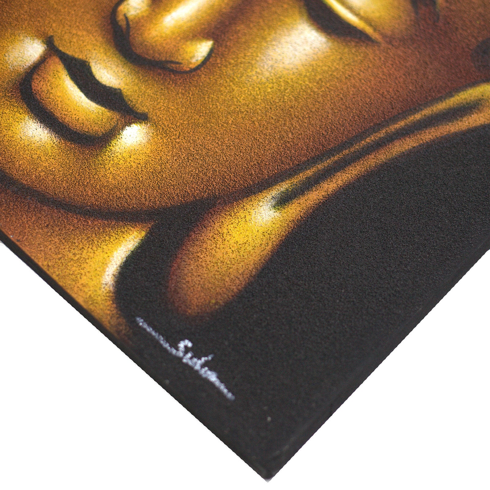 Tablou Buddha - Finisat cu Nisip Auriu 60 x 80 cm