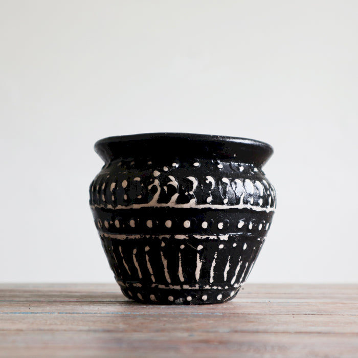 Vaza / Ghiveci Crem 12 cm