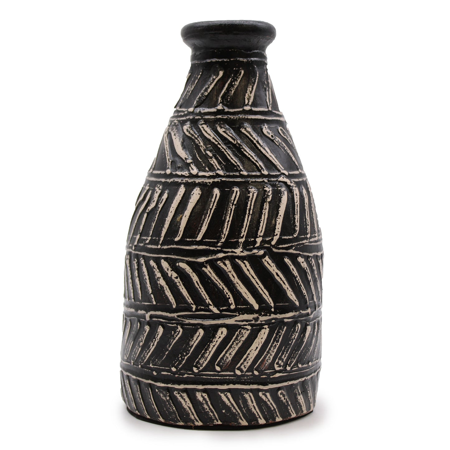 Vaza Conica Negra 32 cm