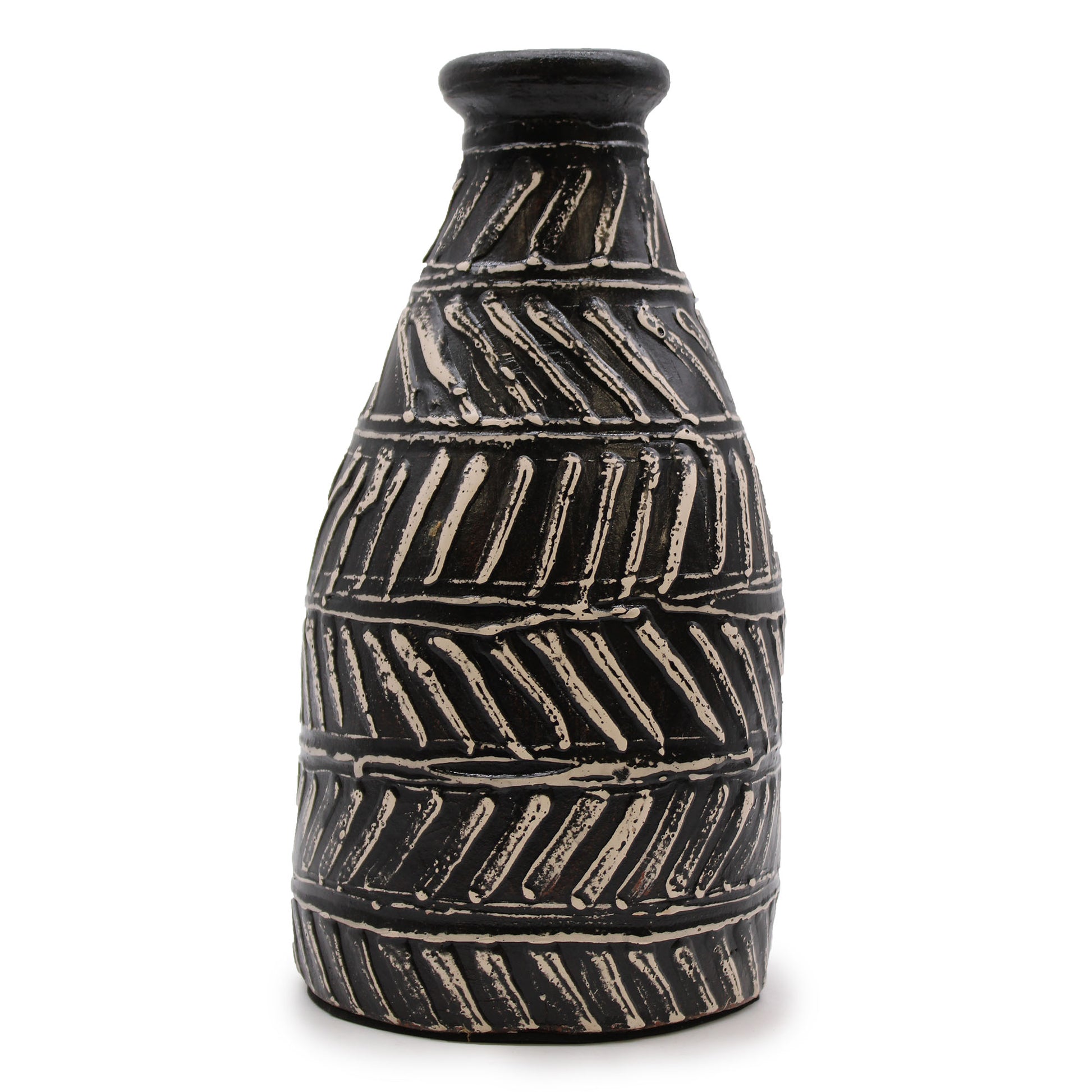 Vaza Conica Negra 32 cm