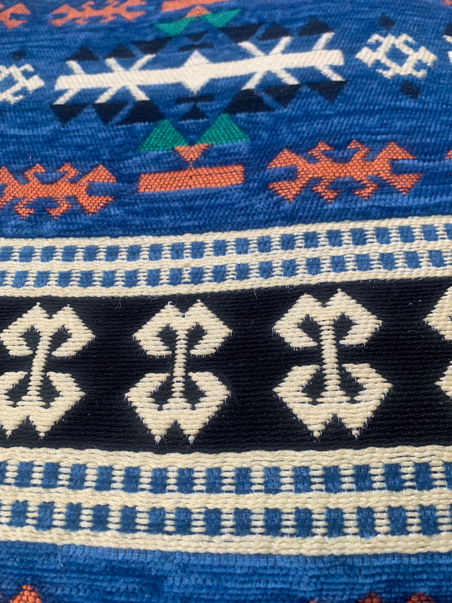 Set 2 Perne Kilim Albastra 40 x 40 cm