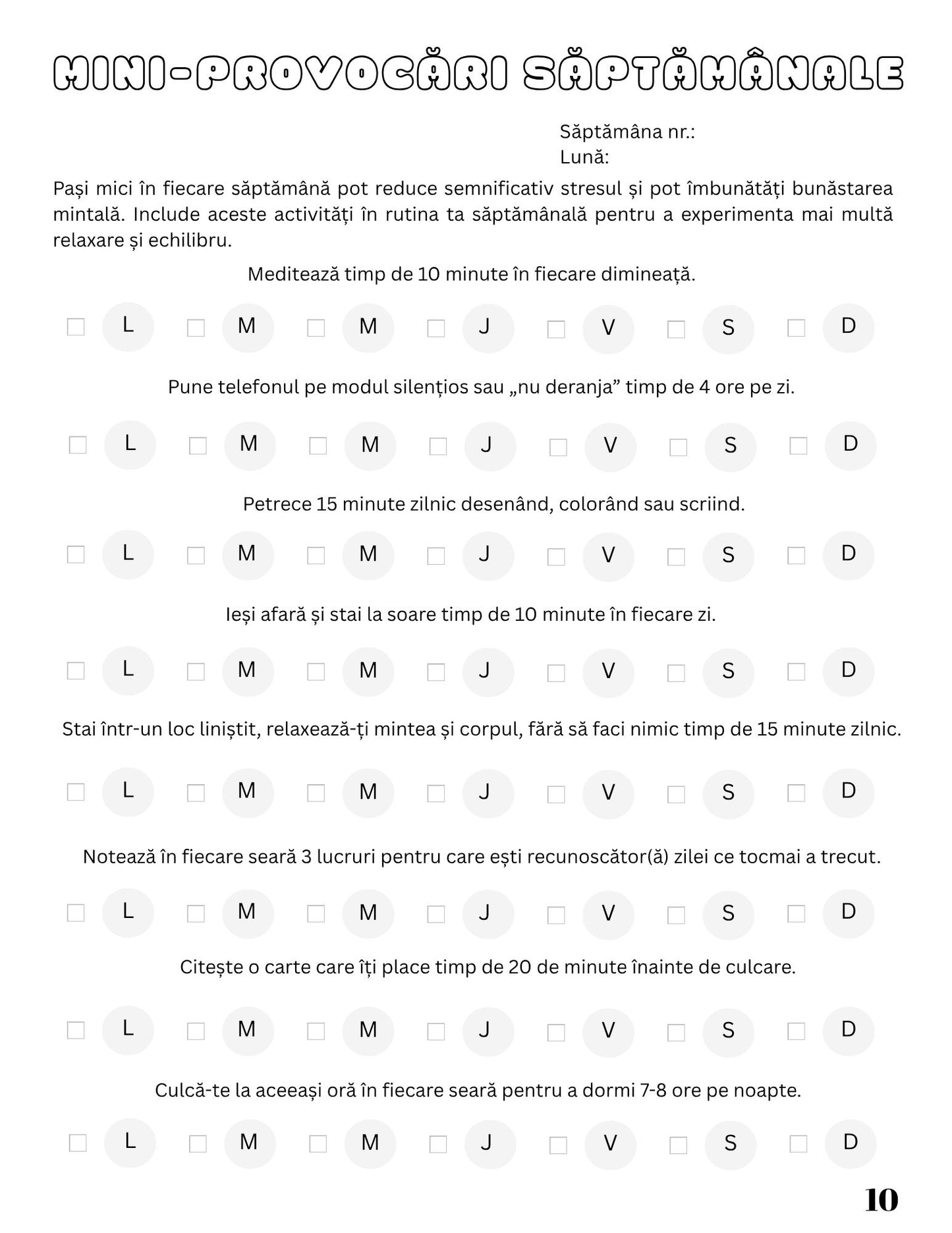 Interior Jurnal pentru Echilibru și Calm Mental – exerciții practice pentru calmarea minții și regăsirea echilibrului interior, cotomag.ro