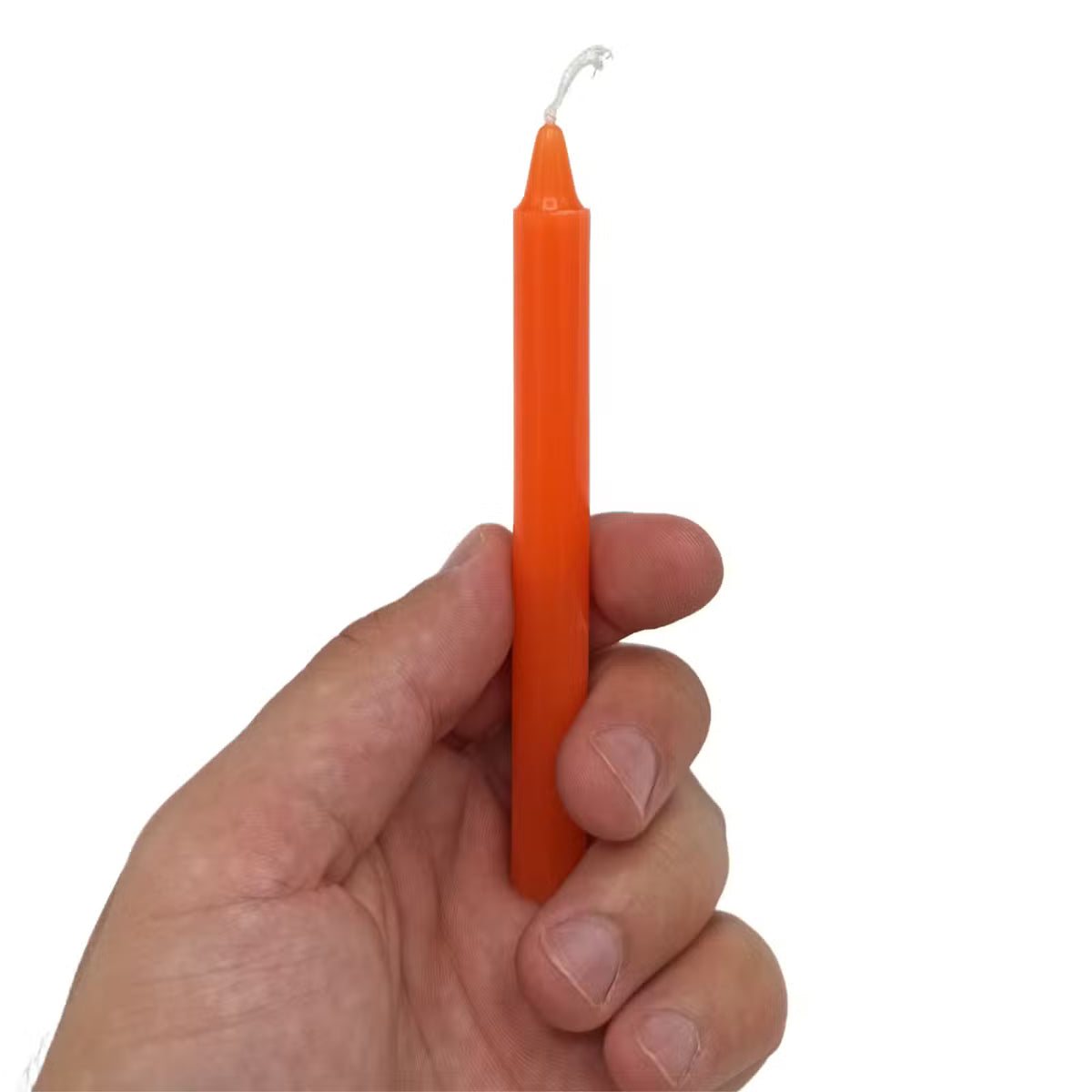 Lumânări Magice Ezoterice Portocalii (12 bucăți) – Chakra Sacră, lumânări ritualice pentru creativitate și energie vitală, cotomag.ro