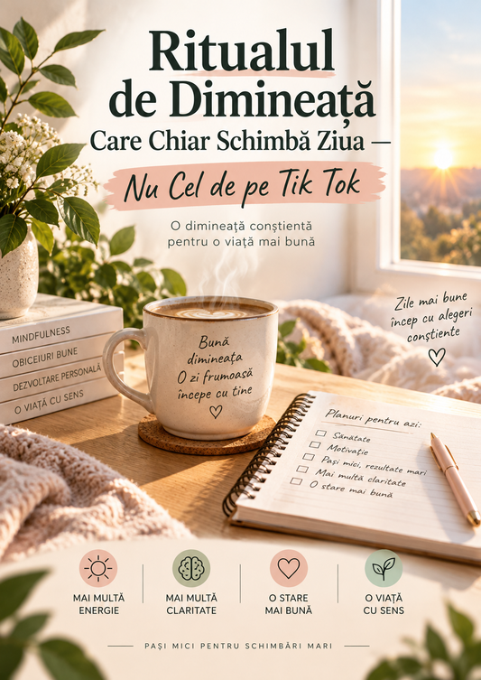 Ritualul de Dimineață Care Chiar Schimbă Ziua — Nu Cel de pe Tik Tok