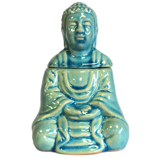 Lampă Aroma - Buddha Așezat -  Albastru
