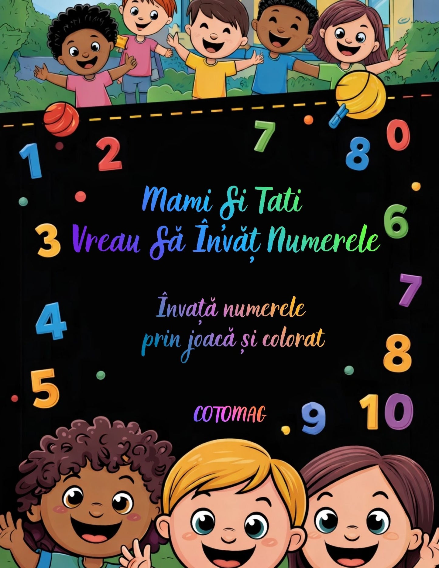 Carte cu Activități – Mami și Tati Vreau Să Învăț Numerele