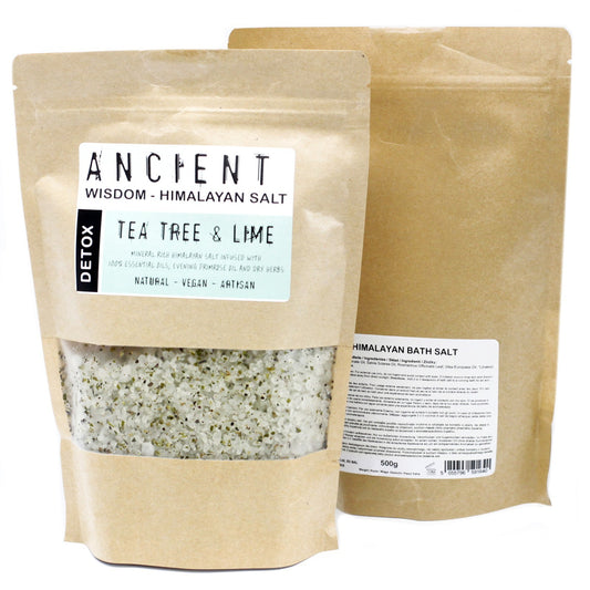 Amestec de Sare de Baie Din Himalaya 500g  Detox pentru Relaxare si Refacerea pielii