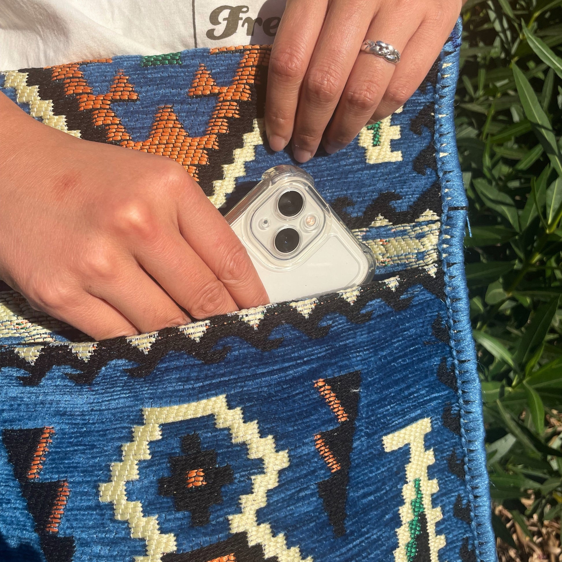 Geanta Kilim - Albastra