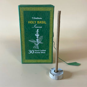 Set Cadou de Tămâie Himalayan Sugandhit Dhoop - Busuioc Sfânt – 30 betisoare de tamaie