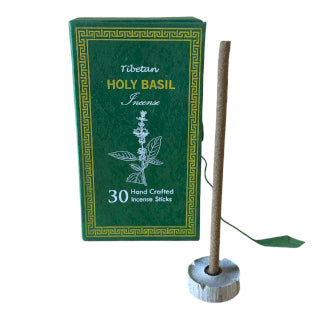 Set Cadou de Tămâie Himalayan Sugandhit Dhoop - Busuioc Sfânt – 30 betisoare de tamaie