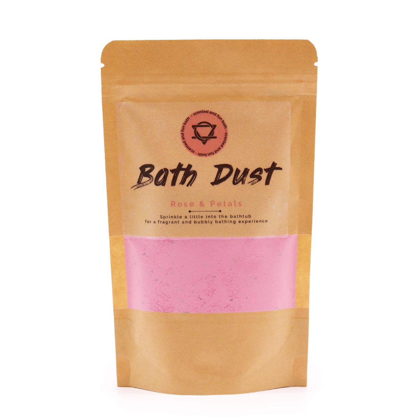Pulbere Spumantă de Baie - Petale de Trandafir 190g