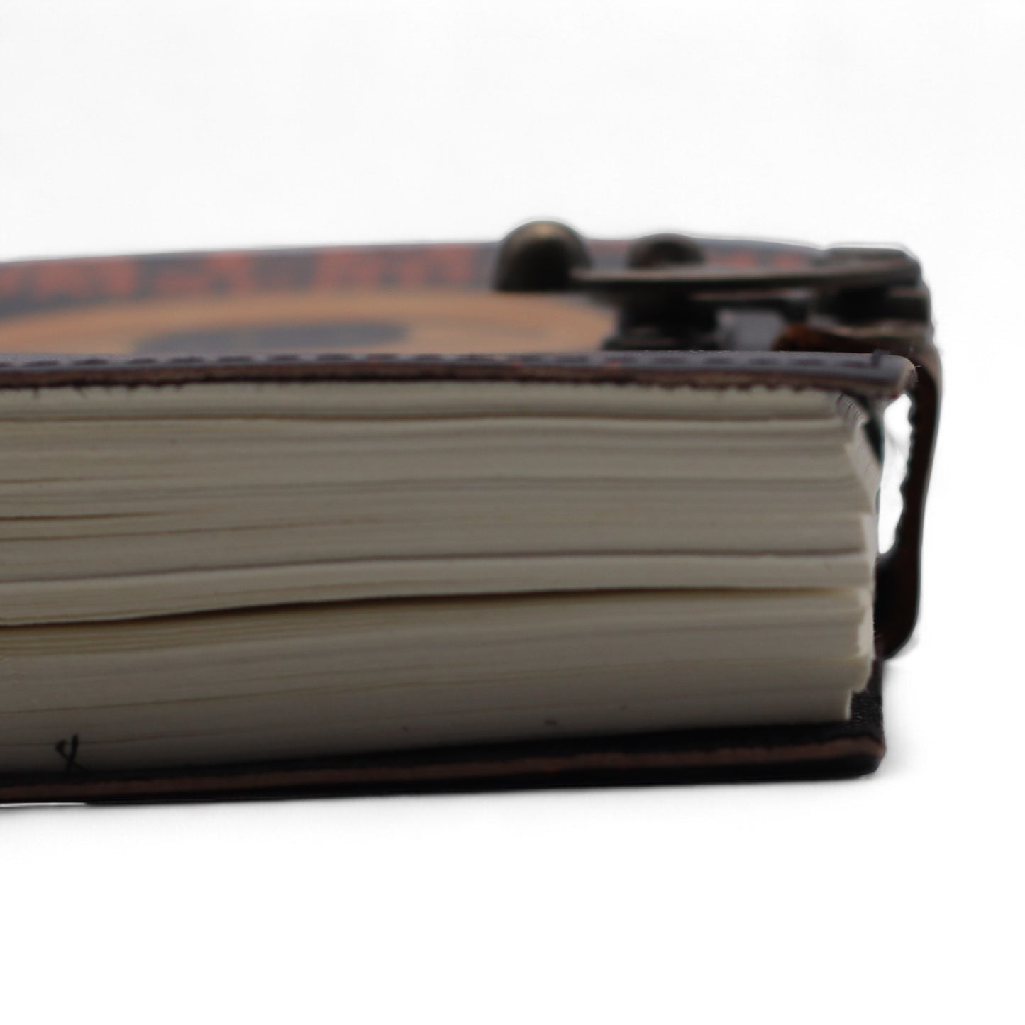 Agenda din Piele de 200 Pagini (18x13 cm) – Stop Doom Scrolling / Carnet Creativ pentru Notite, Inspiratie si Reflectie / Jurnal pentru Creativitate si Idei