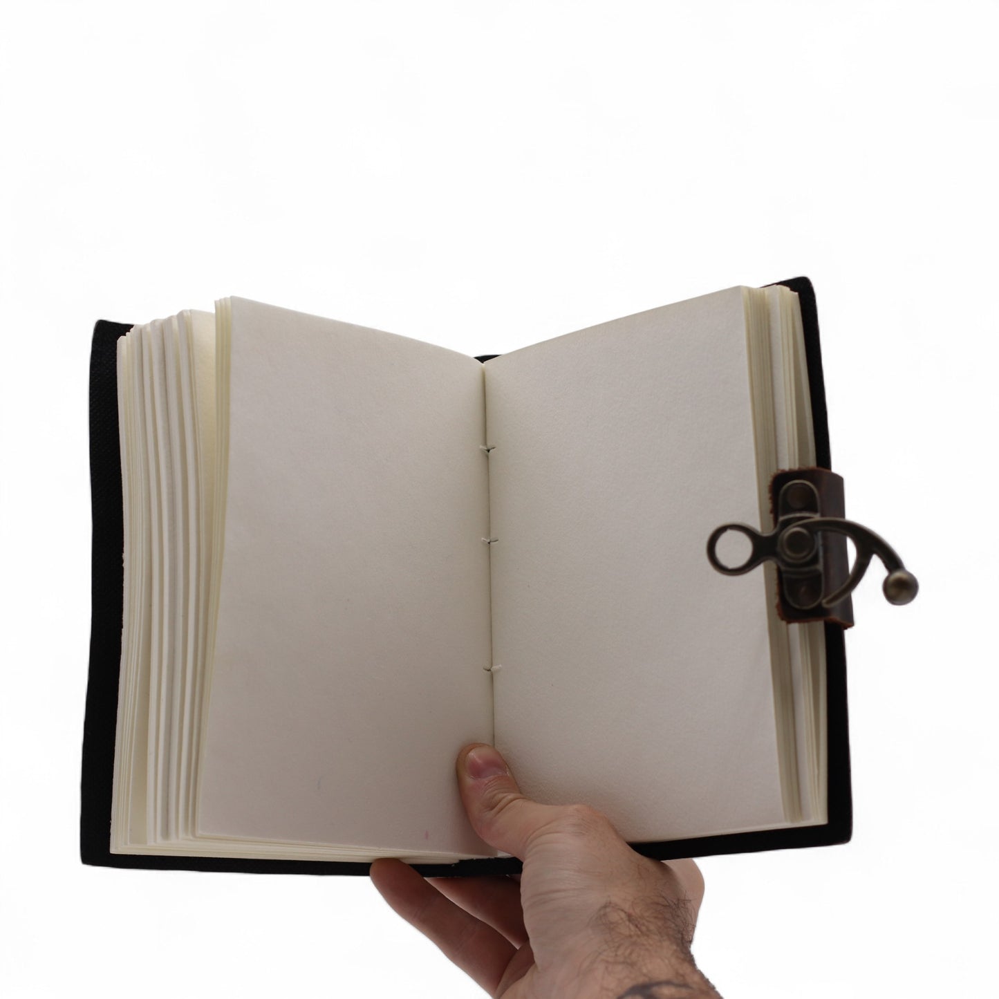 Agenda din Piele de 200 Pagini (18x13 cm) – Stop Doom Scrolling / Carnet Creativ pentru Notite, Inspiratie si Reflectie / Jurnal pentru Creativitate si Idei