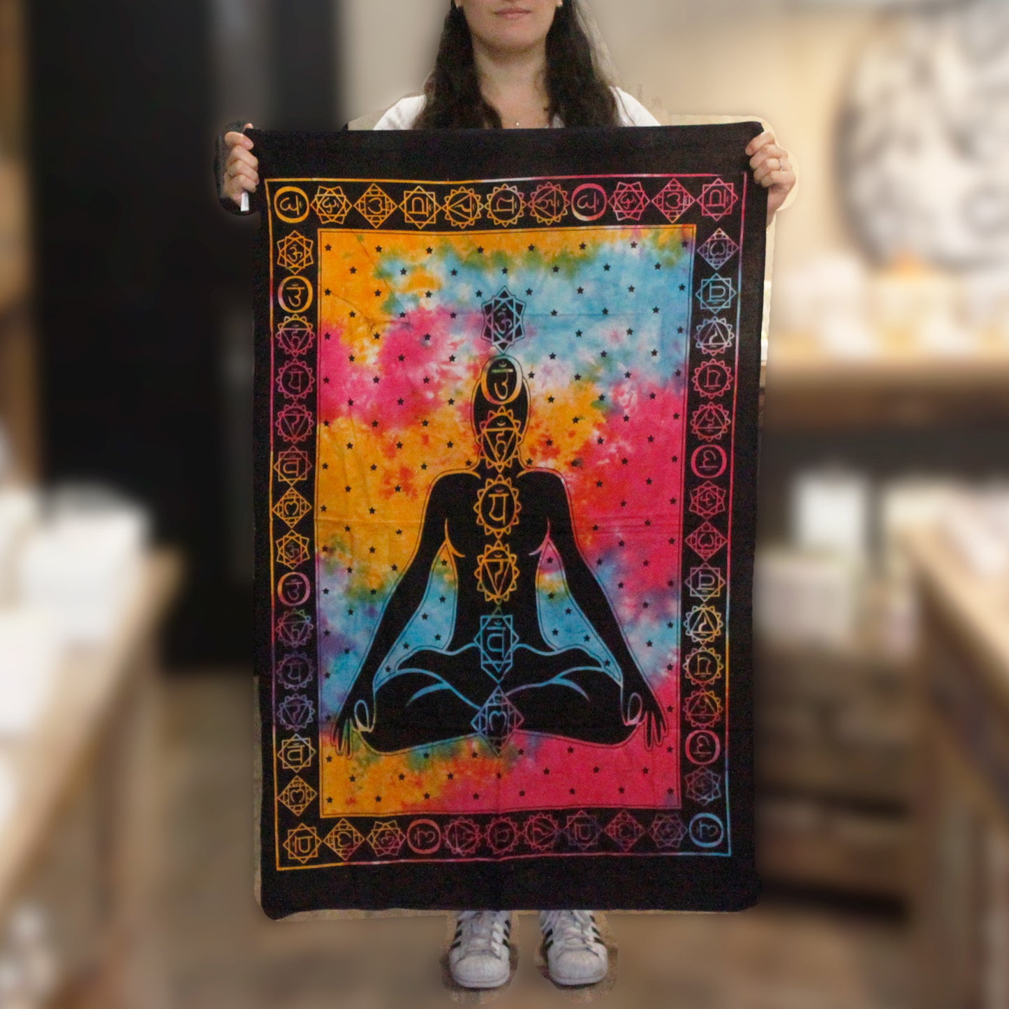 Decoratiune din Bumbac – Chakra Buddha