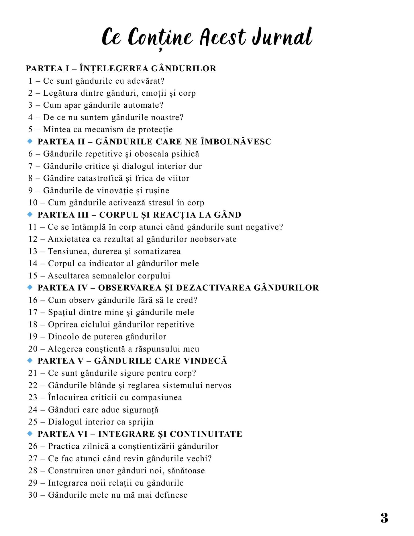 Jurnalul Gândurilor Mele PDF – Gândurile Ne Îmbolnăvesc – Gândurile Ne Vindecă