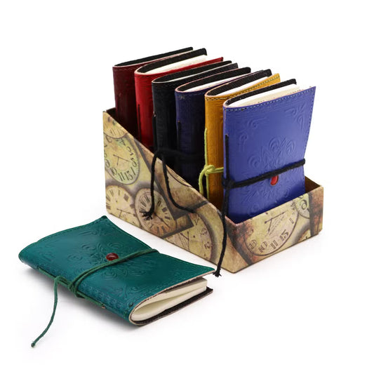 Agendă cu Piatră Semiprețioasă și Simbol Chakra – 96 de Pagini, 9 × 13 cm