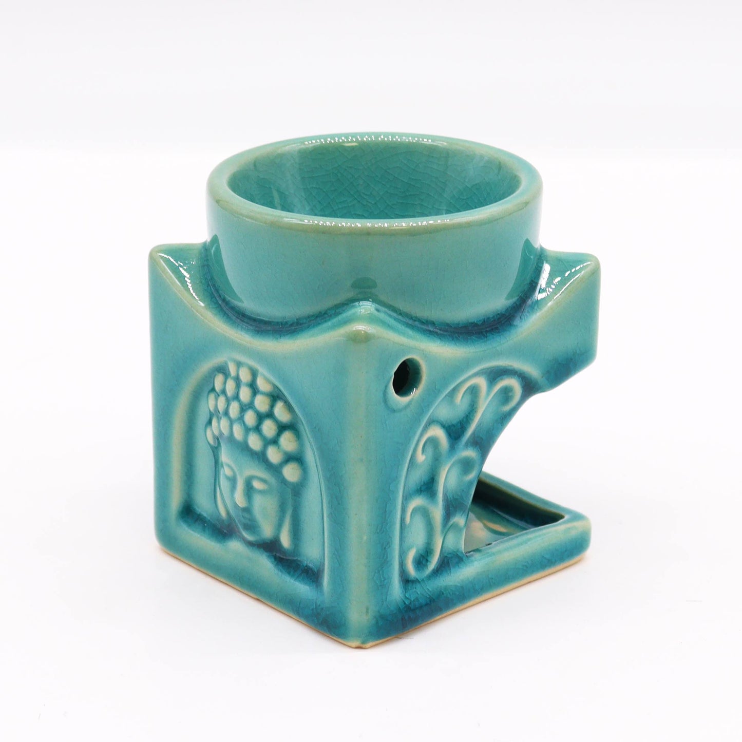 Arzator Buddha Albastru pentru Uleiuri Parfumate