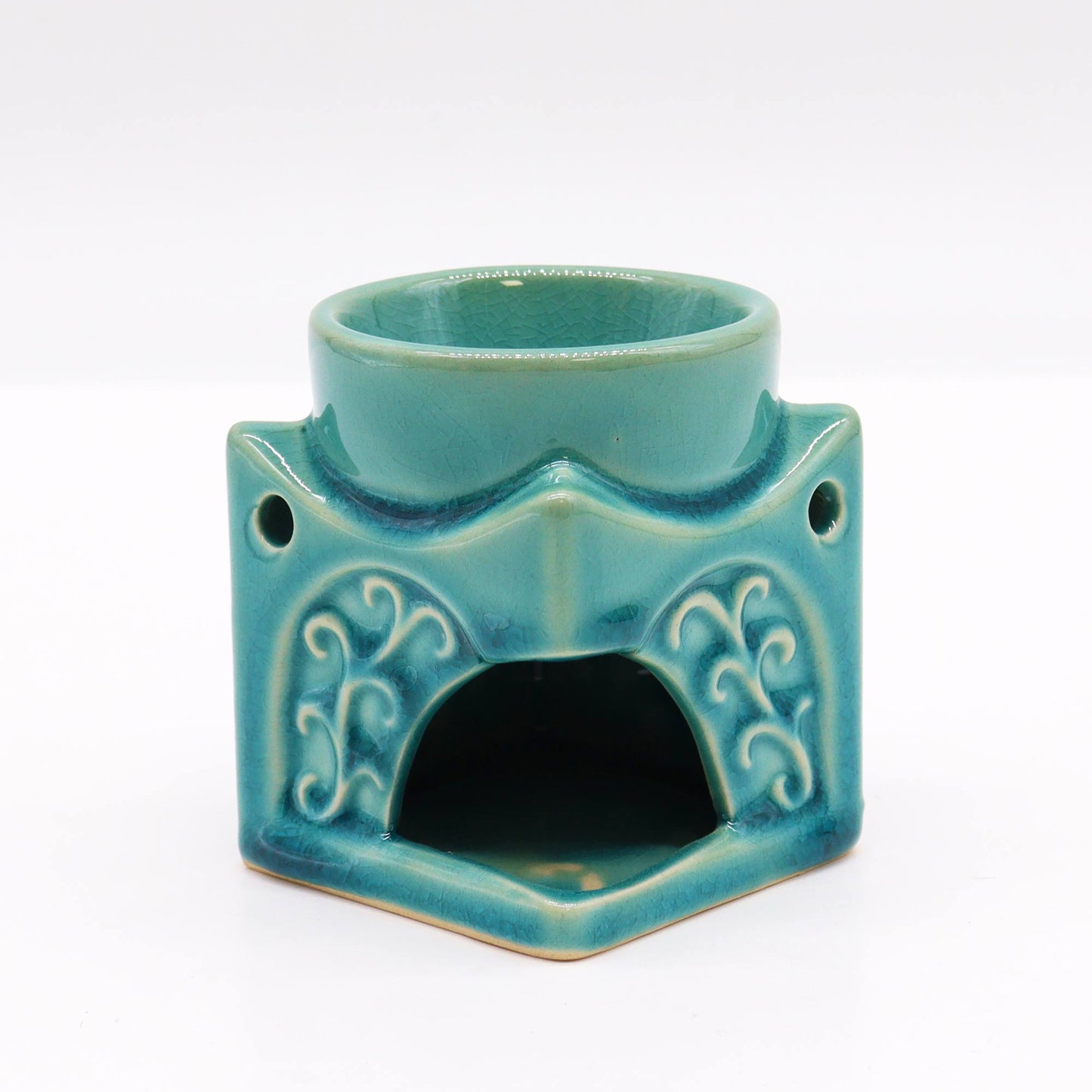 Arzator Buddha Albastru pentru Uleiuri Parfumate
