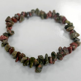 Bratara Chipstone - Jasp Verde