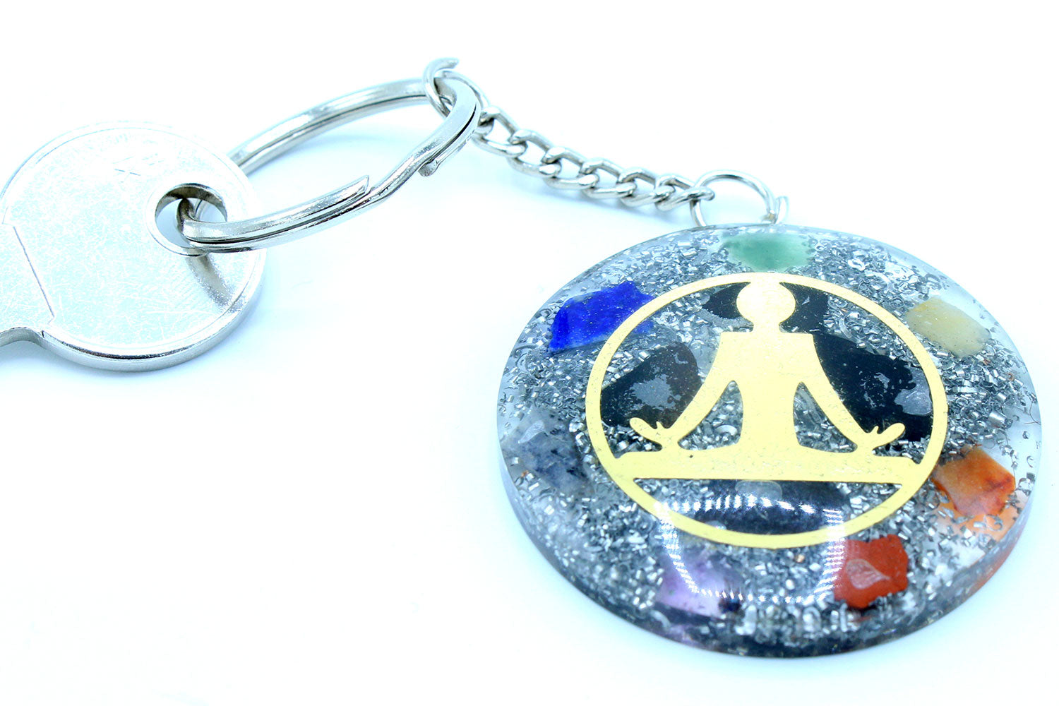 Breloc Orgonic - Buddha 7 Chakre