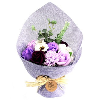 Buchet de Flori Mov de Sapun 