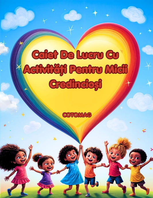 Caiet De Lucru Cu Activitati Pentru Micii Credinciosi / Pentru Copii / Joc Creativ si Educatie / Invatare Interactiva Si Distractiva / Jocuri Educative Crestine