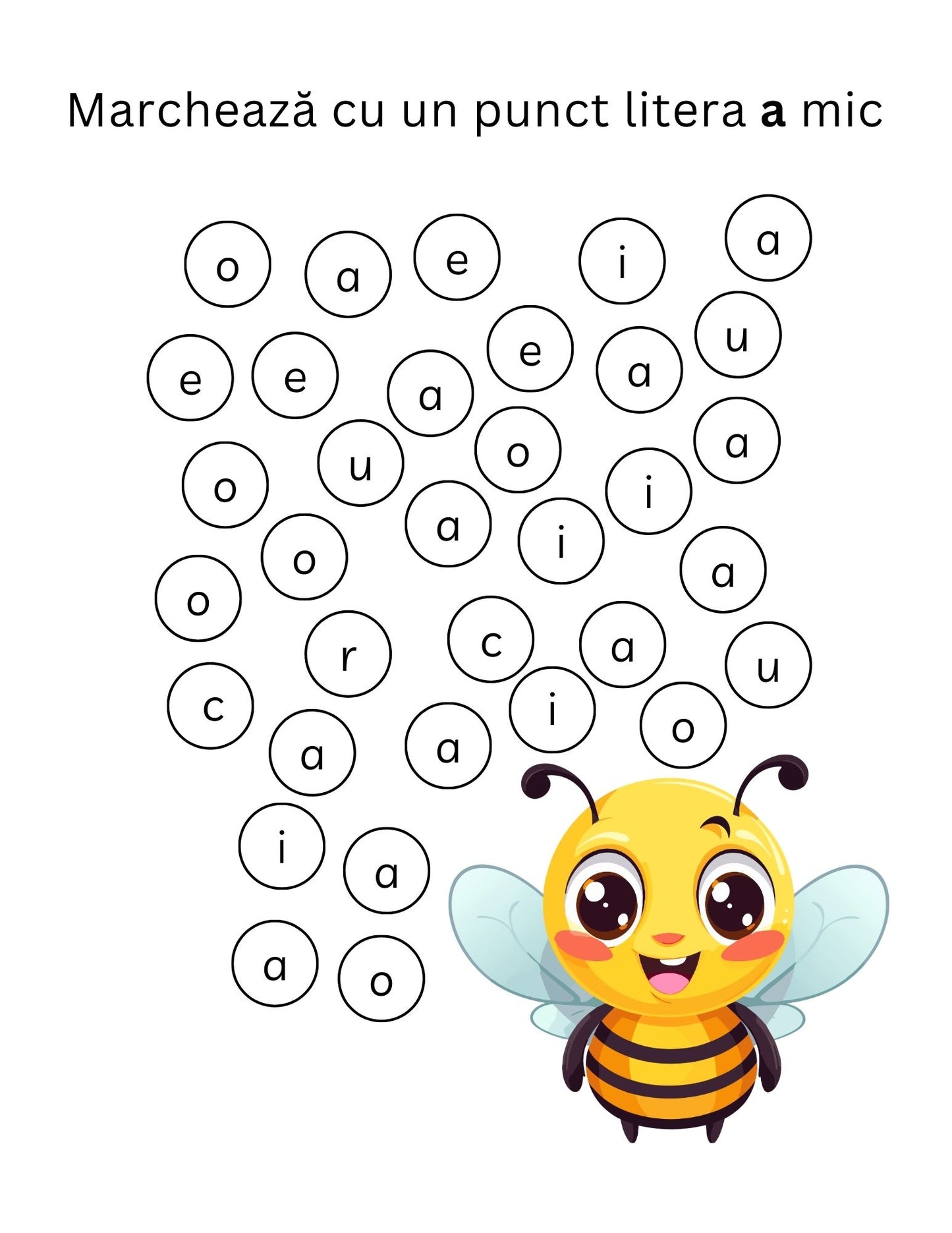 Caiet Distractiv De Invatare A Alfabetului - Joaca-te, Invata Literele, Coloreaza Si Calculeaza / Carte de Colorat / Activitati Educative Pentru Copii / Joc Creativ si Educatie / Invatare Interactiva si Distractiva / Carte Digitala / Ebook