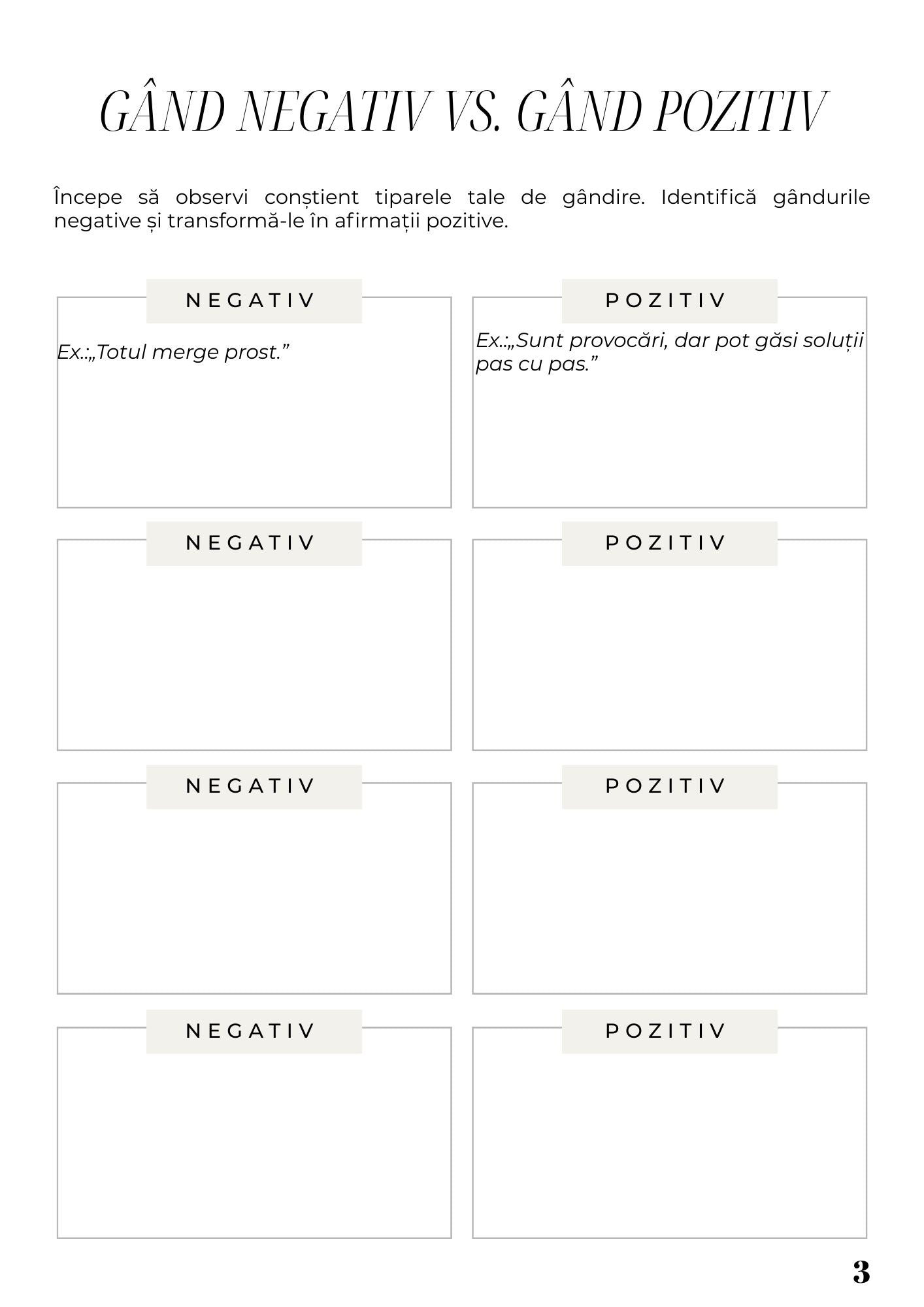 Caiet de Lucru - Trezirea Spirituala - Redescopera Puterea din Tine / Claritate Mentala / Dezvoltare Personala & Mindfulness / Vindecare si Autocunoastere