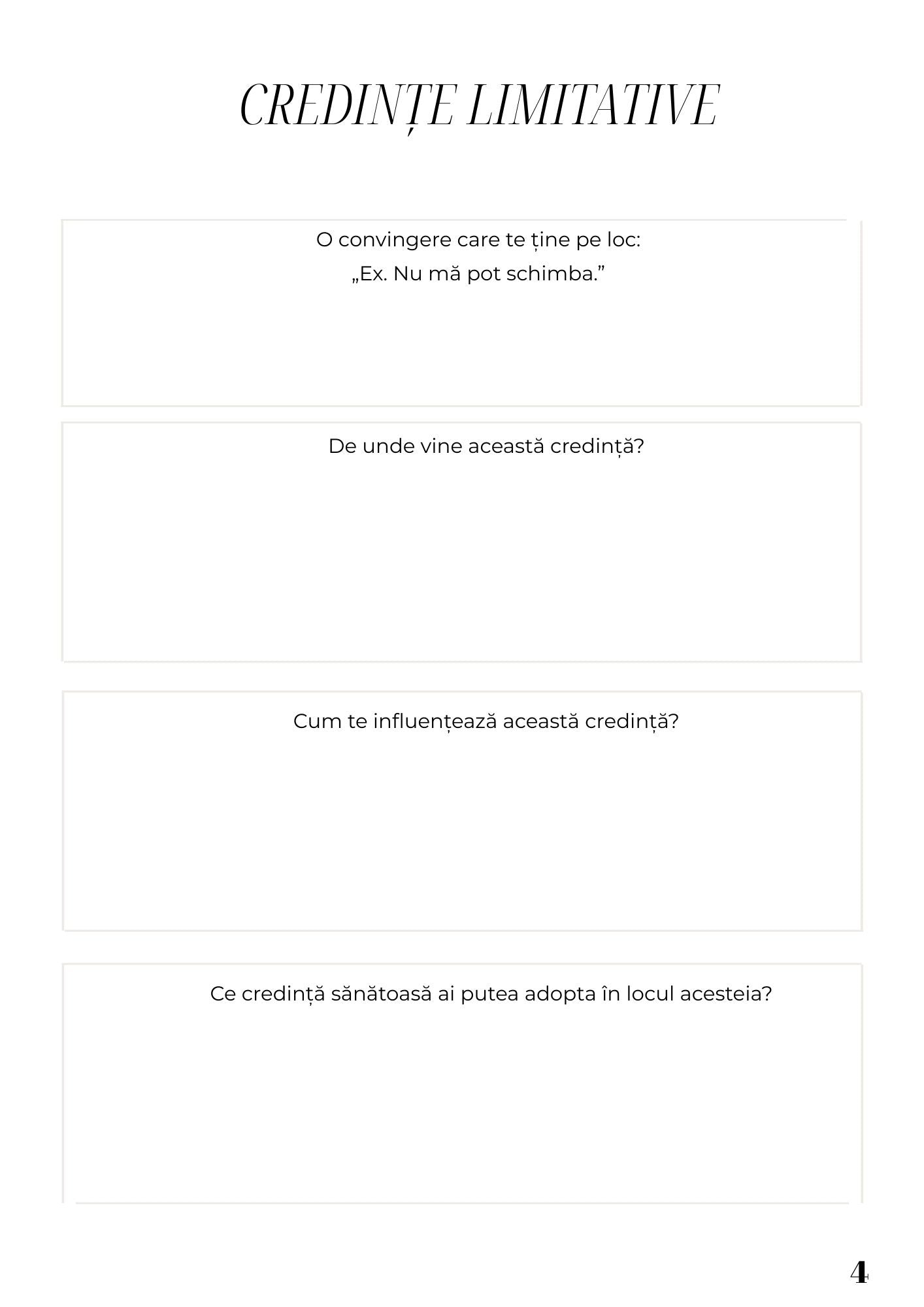 Caiet de Lucru - Trezirea Spirituala - Redescopera Puterea din Tine / Claritate Mentala / Dezvoltare Personala & Mindfulness / Vindecare si Autocunoastere