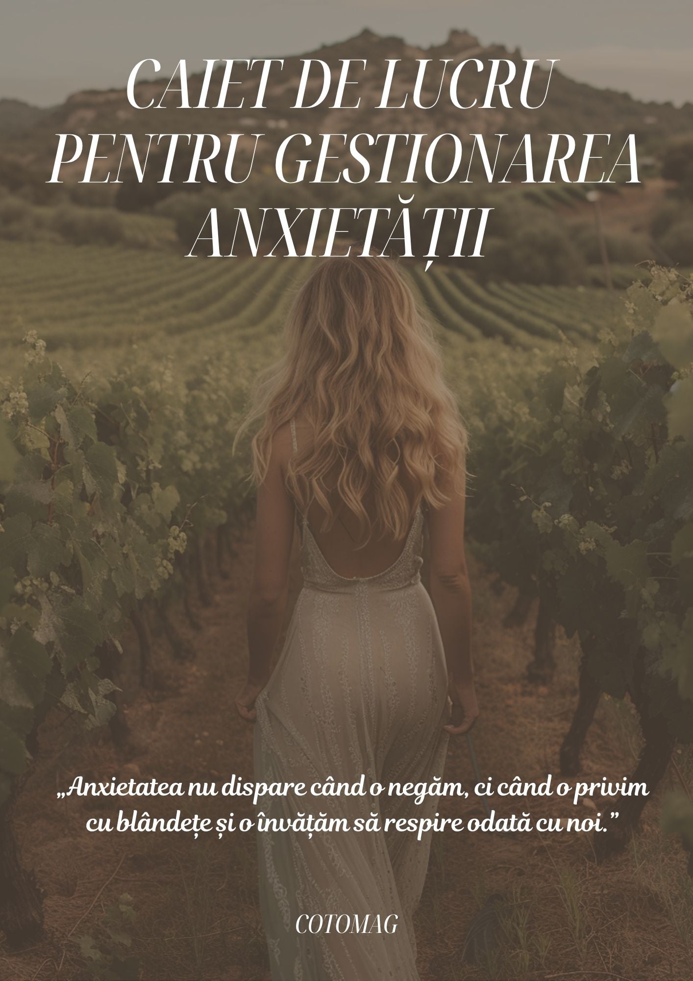 Caiet de Lucru pentru Gestionarea Anxietatii / Autovindecare / Transformare Interioara / Regasirea Echilibrului / Calm, Claritate si Curaj