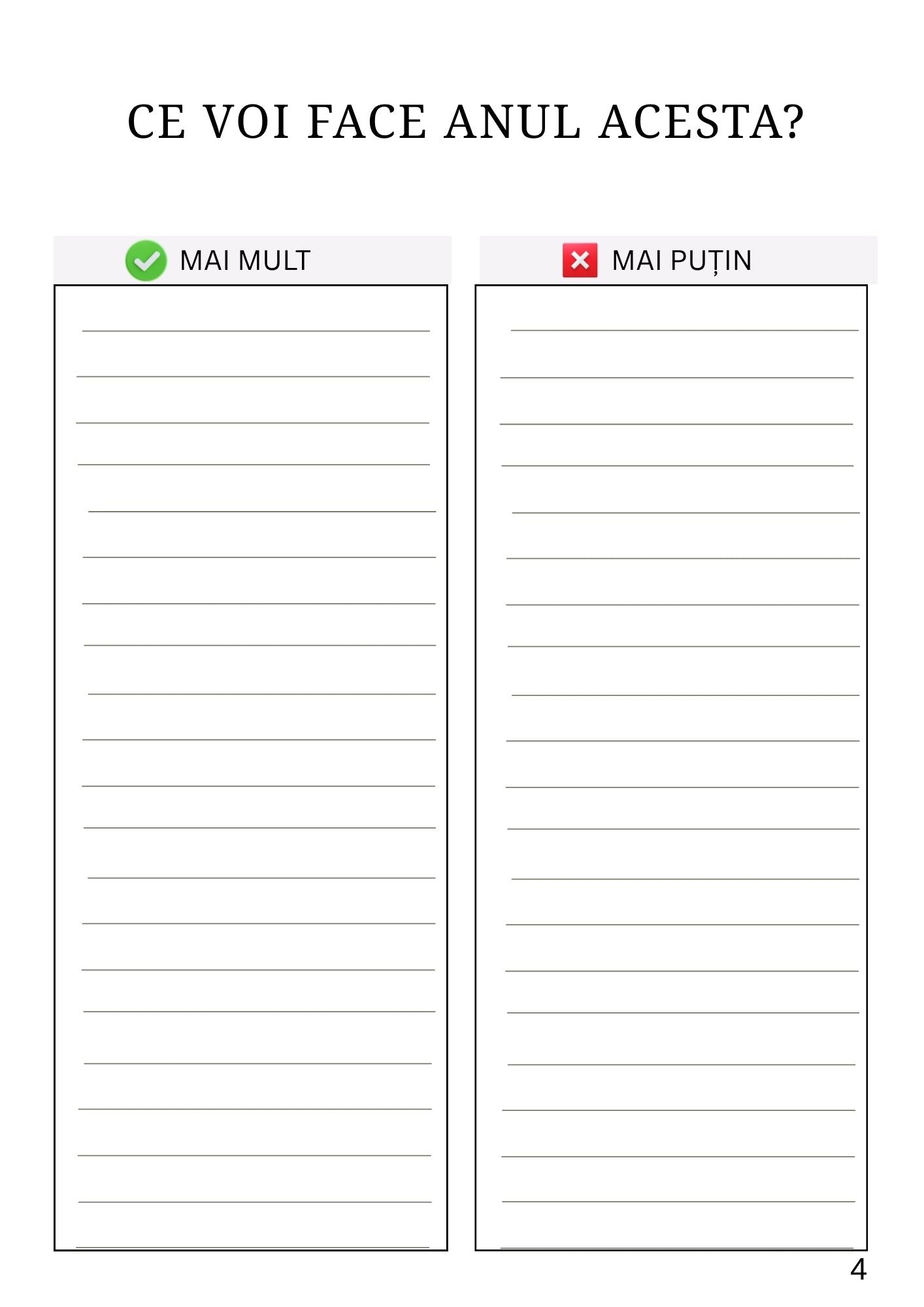 Caietul Meu de Lucru - Procesul Meu de Transformare / Autovindecare / Transformare Interioara / Regasirea Echilibrului / Calm, Claritate si Curaj