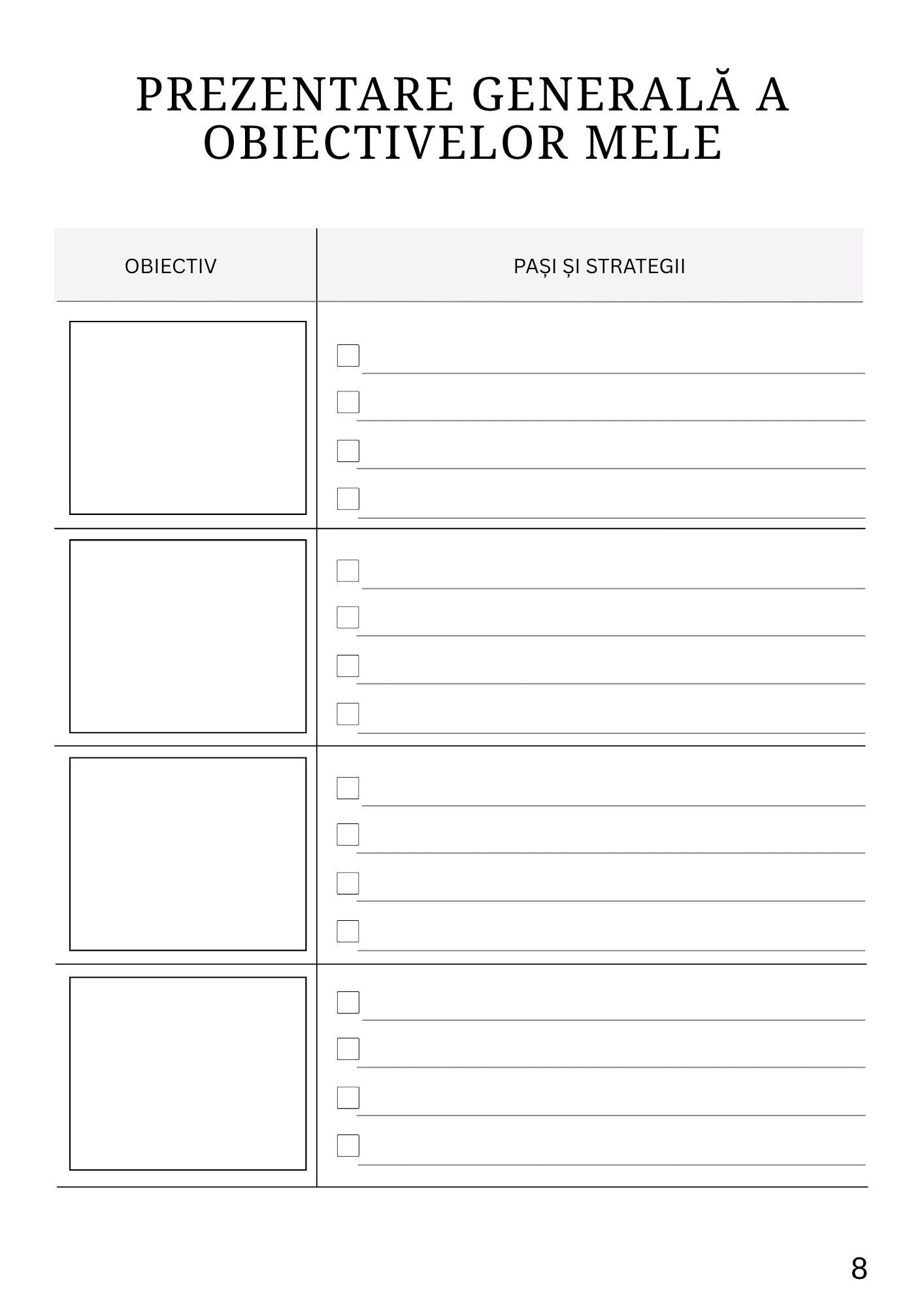 Caietul Meu de Lucru - Procesul Meu de Transformare / Autovindecare / Transformare Interioara / Regasirea Echilibrului / Calm, Claritate si Curaj