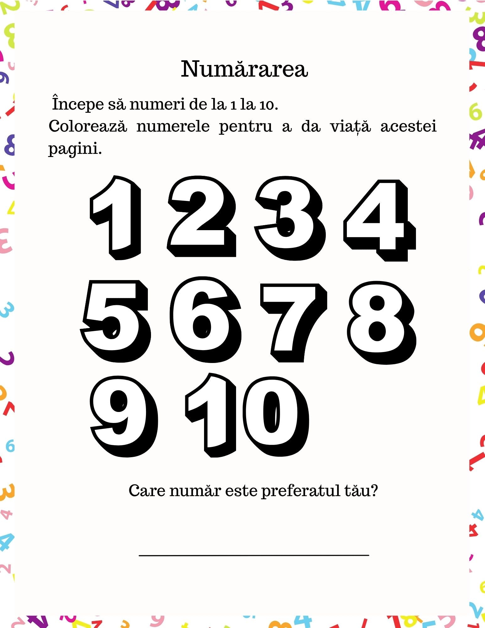Carte cu Activitati - Alfabetul Si Numerele - Activitati Educative Pentru Copii / Joc Creativ si Educatie / Invatare Interactiva si Distractiva