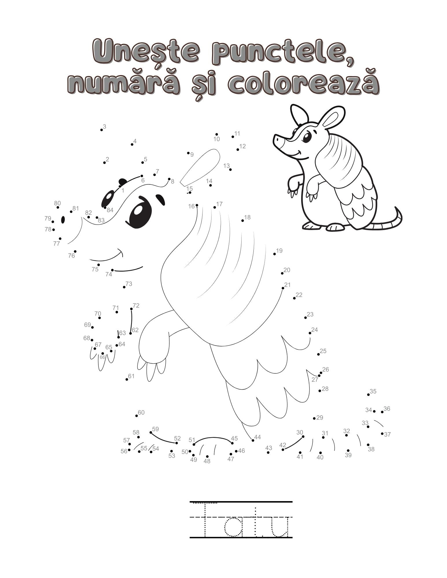 Carte cu Activitati - Culori, Numere si Zambete / Carte de Colorat / Activitati Educative Pentru Copii / Joc Creativ si Educatie / Invatare Interactiva si Distractiva