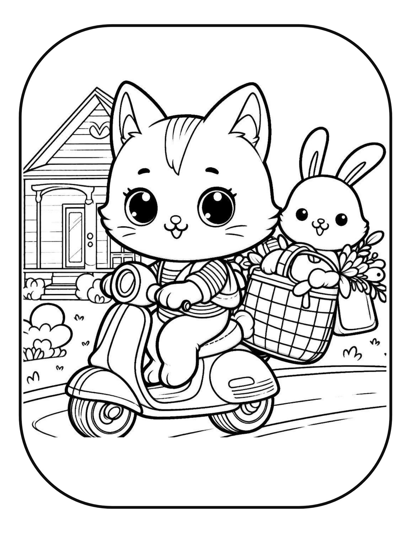 Carte de Colorat Cozy Moments - Fyzzy Hyggy - Familie Fericita Vol 1 :  Pentru Adulti si Copii